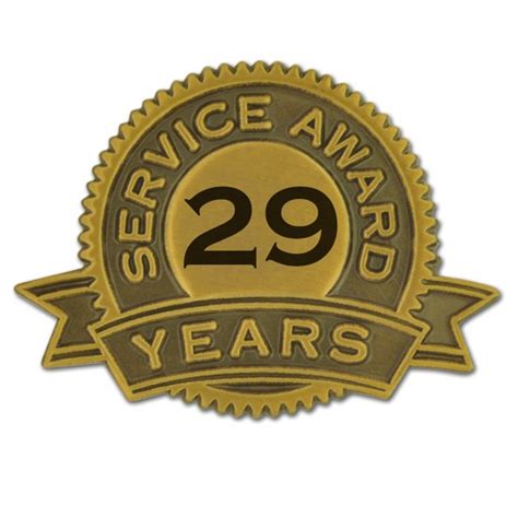 Pinmarts 29 Years Of Service Award Lapel Pin