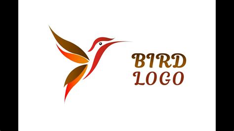 Illustrator Tutorial Vector Bird Logo Design Youtube