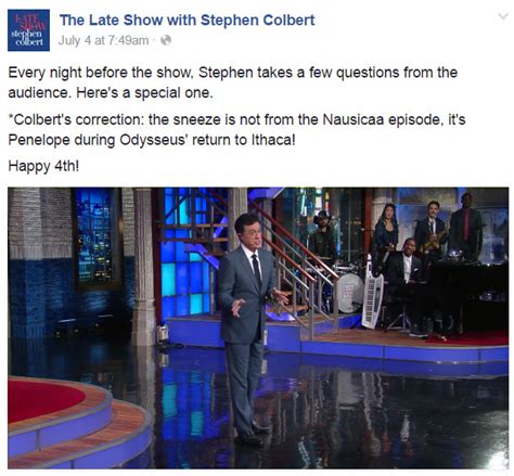 Stephen Colbert Tells The Story Of How He Knew His Wife Was “the One” On Day One Friends Match