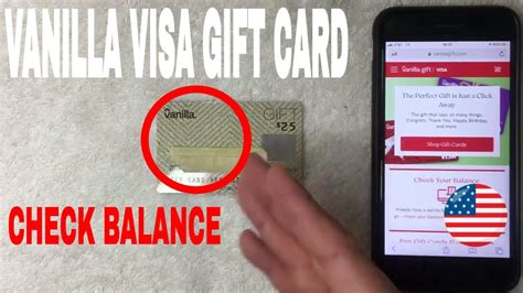 How To Check Vanilla Visa Gift Card Balance YouTube