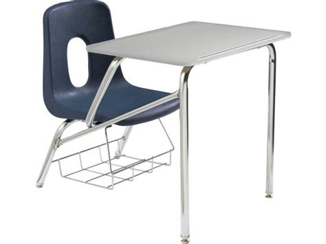 Poly Student Chair Desk Hard Plastic Top 14h Student