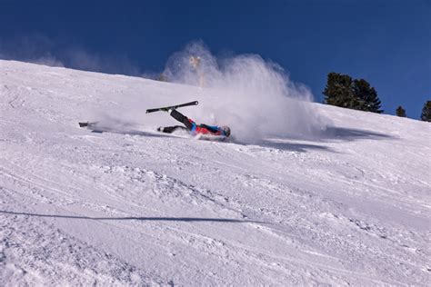 Look Skier Slides For Nearly Mile After Falling On Steep Slope Powder