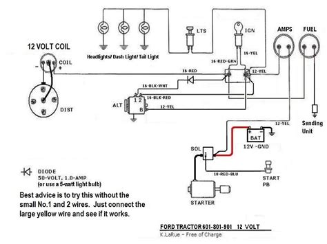 1951 8n Wiring System Diagram