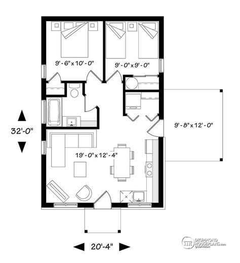 Floor Plans For 20x30 House Floorplansclick