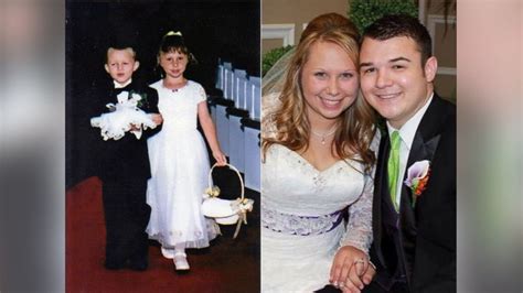 Ring Bearer And Flower Girl Marry In Same Church 17 Years Later Good Morning America