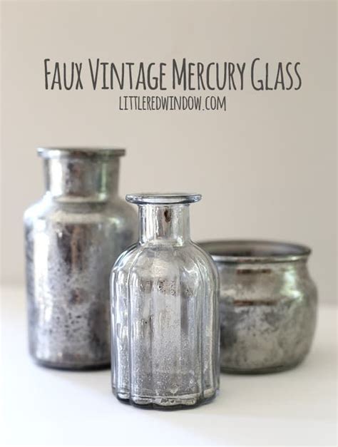 Diy Faux Vintage Mercury Glass Mercury Glass Diy Diy Glass Bottle Crafts Glass Bottle Diy