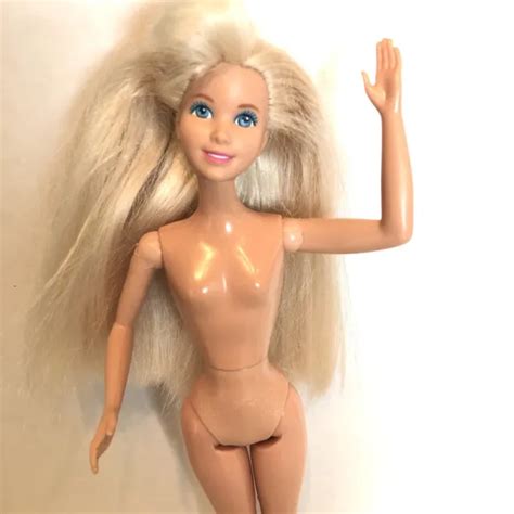 Vintage Nude Mattel Blonde Barbie Cousin Jazzie Doll Tnt Euc