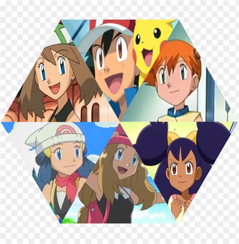 Ash Ketchum Misty Serena Pokémon X And Y Dawn Pikachu Pokemon Ash