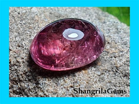 142mm Oval Pink Tourmaline Bi Colored Cabochon 142 By 11 By Etsy In