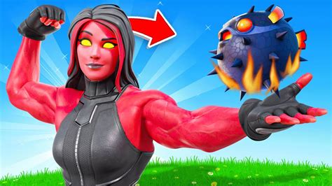 Red She Hulk In Fortnite Youtube