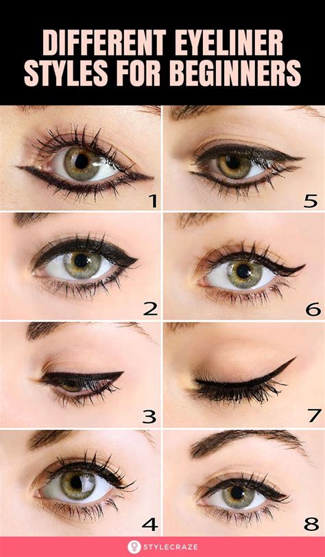 How To Apply Different Eyeliner Styles