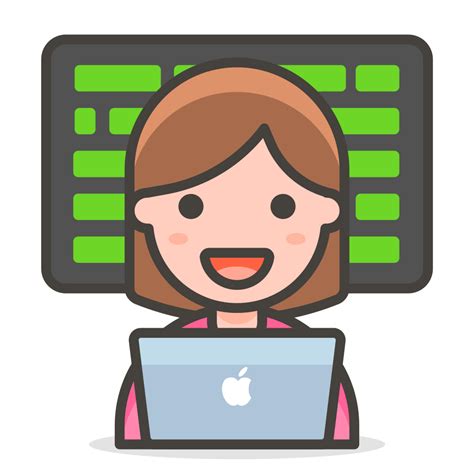 Woman Technologist Icon Free Download On Iconfinder