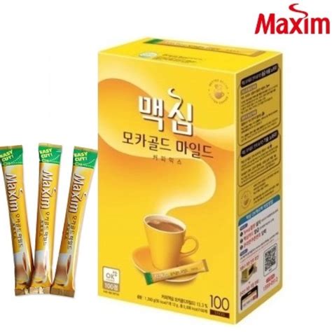 Maxim Mocha Gold Mild Coffee Mix 100 Ct Pack Of 2