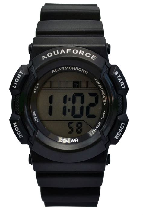aqua force digital m11 combat field watch 50m water resistant aqua force watch company