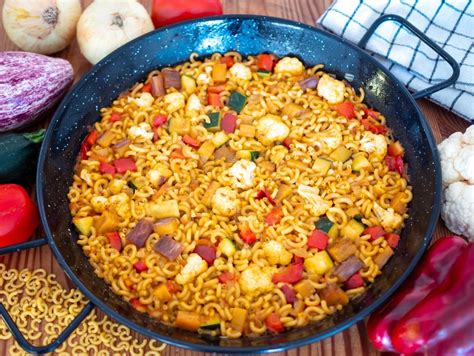 Fideuá De Verduras Receta Casera Para Hacer Paso A Paso