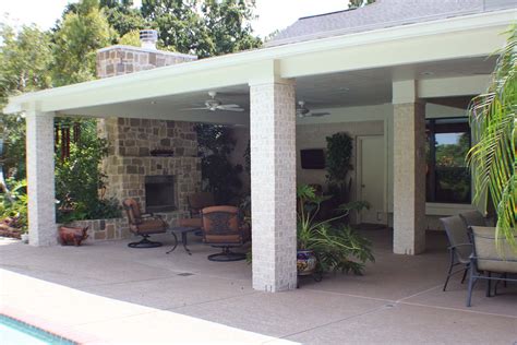 Patio Cover And Fireplace Hhi Patio Covers