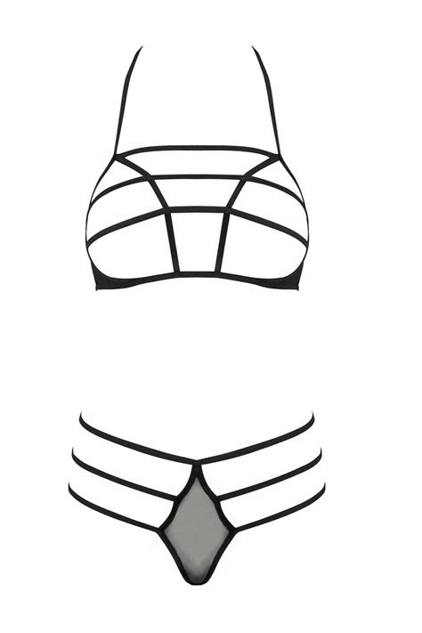 rita set with open bra
