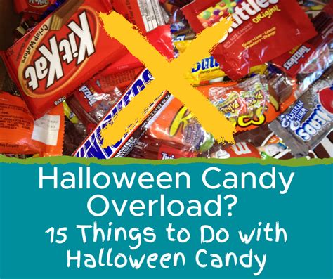 Candy Overload 15 Things To Do With Extra Halloween Candy Kidcreate