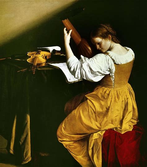 Orazio Gentileschi The Lute Player C National Gallery Of