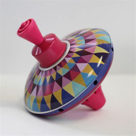 Colourful Tin Spinning Top By Posh Totty Designs Interiors