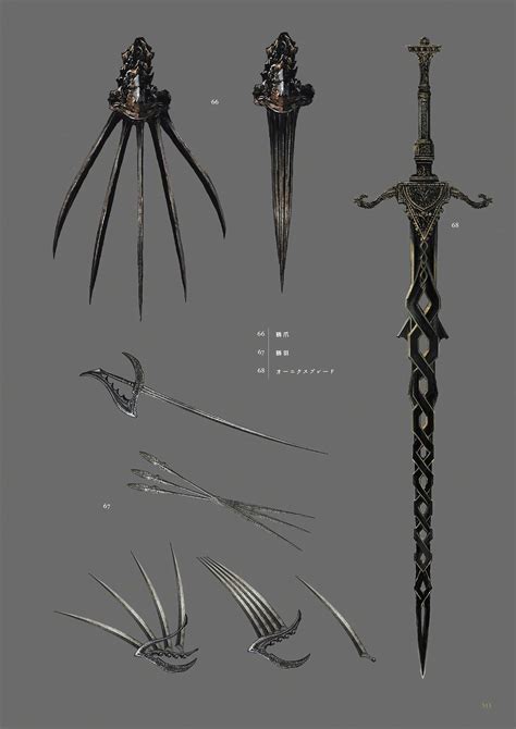 Dark Souls 3 Concept Art Weapon Concept Art Armas Rpg Facas E