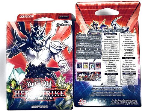 5 out of 5 stars with 3 reviews. Yu-Gi-Oh! TCG: Hero Strike Structure Deck
