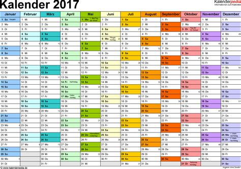 Kalender 2017 Zum Ausdrucken Als Pdf 16 Vorlagen Kostenlos