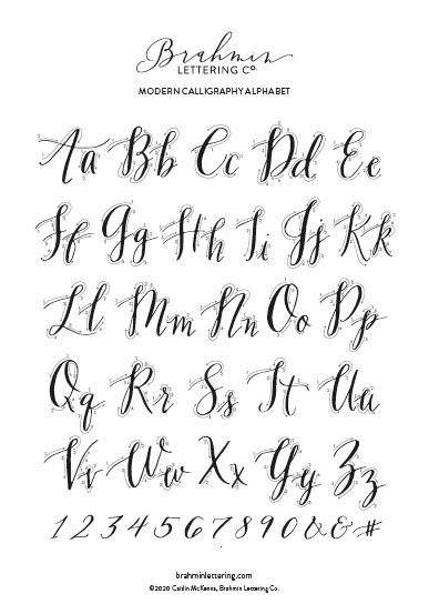 Calligraphy Alphabet Practice Sheets Pdf Free Bios Pics