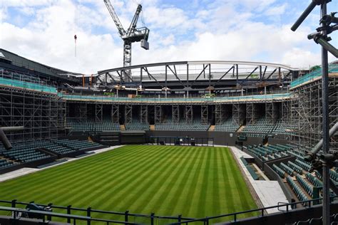 The court surface at wimbledon has always been real grass, hence 'lawn tennis', although clay courts and synthetic indoor courts also exist at the complex for training purposes. Wimbledon Court 1 Roof | Talk Tennis