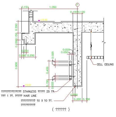 Ceiling Slab Concrete Details Are Given In This Autocad 2d Dwg Drawing