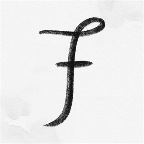 Letter F Typography Psd Brush Free Psd Rawpixel