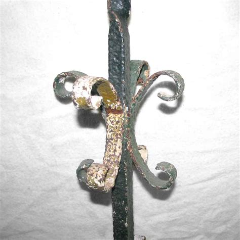 The railing is made of molded iron caprail and is 1 3/4. Decorative Wrought Iron Finial | Olde Good Things