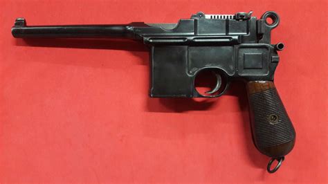 Pistola Mauser C96 Cal763x25mm Mauser Usada Soldiers Almada