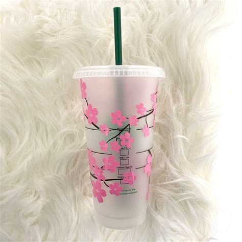 Cherry Blossom Starbucks Cold Cup Etsy