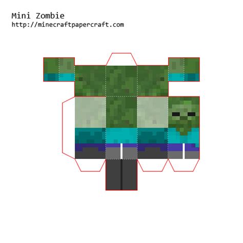 Minecraft Papercraft Zombie Villager