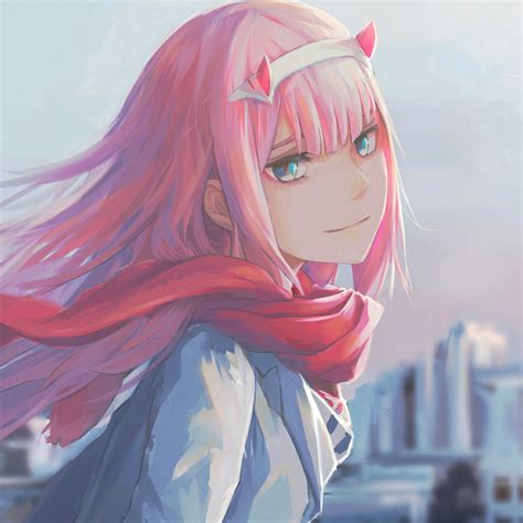 1080x1080 Zero Two Zero Twodarling In The Franxxpink Hair