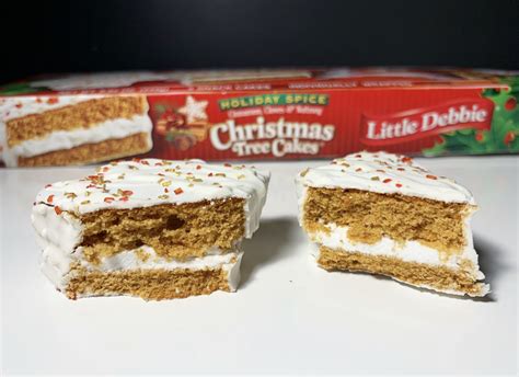 These came out so delicious and i highly recommend them if you love. REVIEW: Little Debbie Holiday Spice Christmas Tree Cakes - Junk Banter