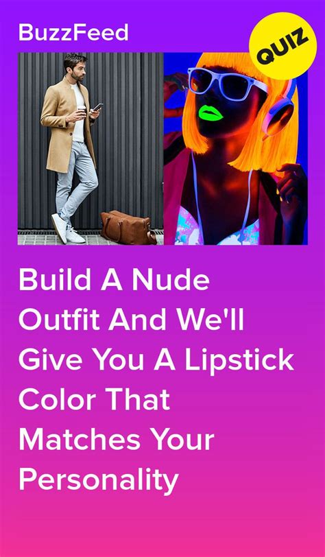 Build A Nude Outfit And We Ll Give You A Lipstick Color That Matches