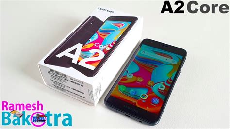 Samsung Galaxy A2 Core Unboxing And Full Review สังเคราะห์ข้อมูล