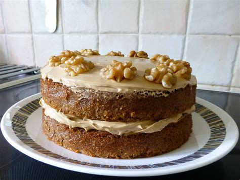 Emilys Gluten Free Coffee And Walnut Cake