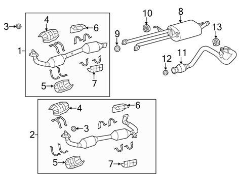 2020 Toyota Tundra Catalytic Converter Front 57 Liter Wo