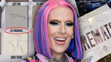 jeffree star dragged over his cremated palette