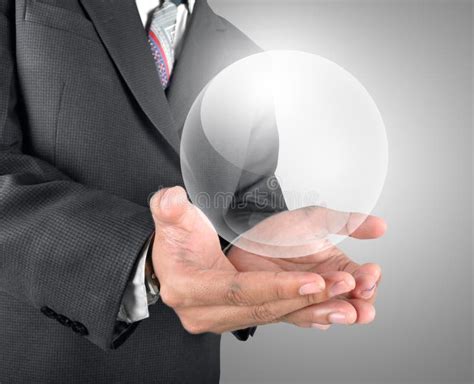 Holding Crystal Ball Template Stock Photo Image Of Ball Abstract