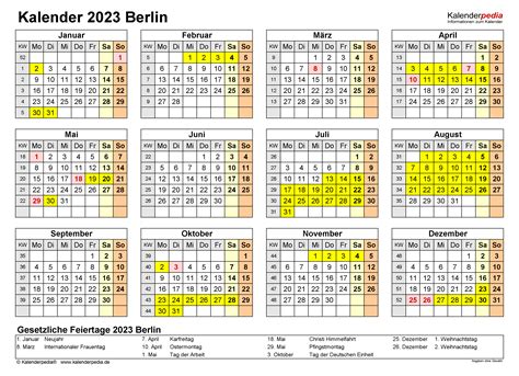 Ferien Berlin 2023 Ferienkalender Zum Ausdrucken Images
