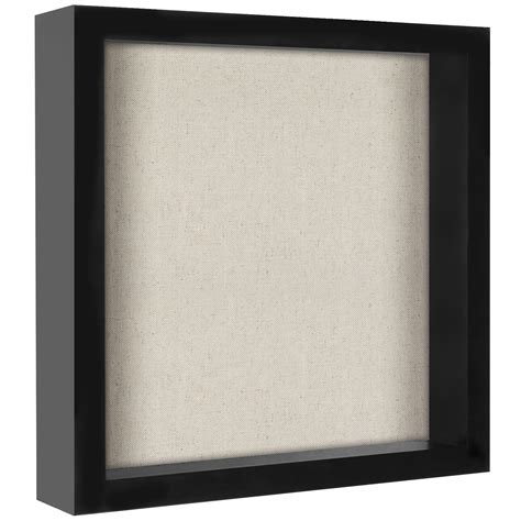 11 X 11 Inches Shadow Box Frame With Soft Linen Back Display