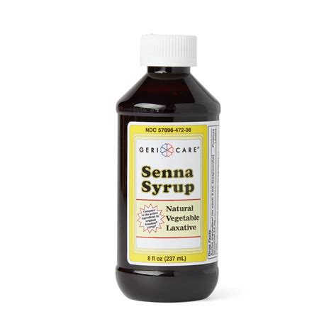 Senna Laxative Syrup 8oz 1ct