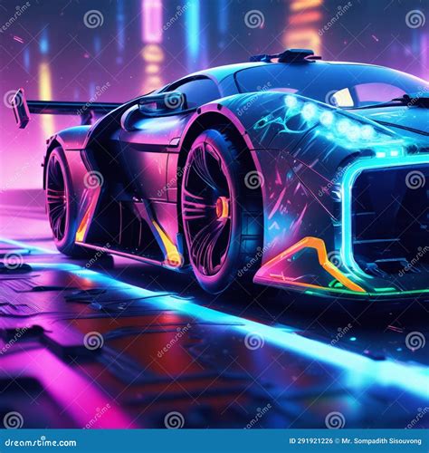 Neon Lights and Supercars are a Match Made in Heaven. the Bright