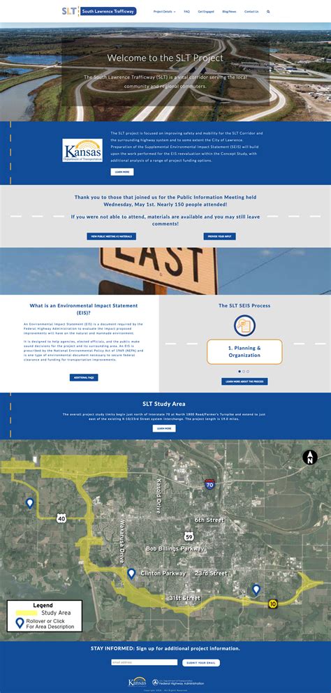 KDOT: Informational Website Design - Corner Designs