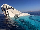 Photographs and footage show yacht sinking off Greek island of Mykonos ...