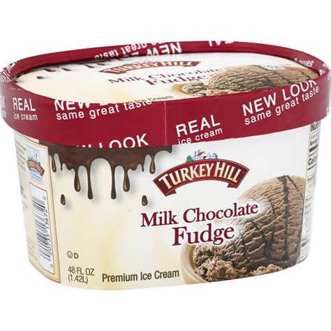 Turkey Hill Ice Cream Premium Milk Chocolate Fudge Ice Cream